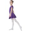 imageQuedoris Girls Classic Leotard Solid Color Dance Ballet Dress for Kid in 39 Years