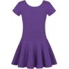 imageQuedoris Girls Classic Leotard Solid Color Dance Ballet Dress for Kid in 39 Years