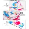 imageQuedoris Girls Crop Tops Unicorn TieDye Printed Hoodies Kids Long Sleeve Fashion Sweatshirts