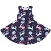 imageQuedoris Girls Dress Unicorn Printed Casual Party Twirly Dress for Kids in 2t to 10 YearsBalloon Unicorn Sleeveless
