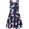 imageQuedoris Girls Dress Unicorn Printed Casual Party Twirly Dress for Kids in 2t to 10 YearsBalloon Unicorn Sleeveless