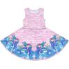 imageQuedoris Girls Dress Unicorn Printed Casual Party Twirly Dress for Kids in 2t to 10 YearsBubble Mermaid Sleeveless
