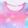 imageQuedoris Girls Dress Unicorn Printed Casual Party Twirly Dress for Kids in 2t to 10 YearsBubble Unicorn