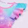 imageQuedoris Girls Dress Unicorn Printed Casual Party Twirly Dress for Kids in 2t to 10 YearsBubble Unicorn Cap