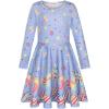 imageQuedoris Girls Dress Unicorn Printed Casual Party Twirly Dress for Kids in 2t to 10 YearsCandy