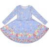 imageQuedoris Girls Dress Unicorn Printed Casual Party Twirly Dress for Kids in 2t to 10 YearsCandy
