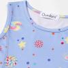 imageQuedoris Girls Dress Unicorn Printed Casual Party Twirly Dress for Kids in 2t to 10 YearsCandy Sleeveless