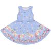 imageQuedoris Girls Dress Unicorn Printed Casual Party Twirly Dress for Kids in 2t to 10 YearsCandy Sleeveless