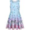imageQuedoris Girls Dress Unicorn Printed Casual Party Twirly Dress for Kids in 2t to 10 YearsDiamond Unicorn Sleeveless