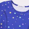 imageQuedoris Girls Dress Unicorn Printed Casual Party Twirly Dress for Kids in 2t to 10 YearsGalaxy Unicorn