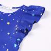 imageQuedoris Girls Dress Unicorn Printed Casual Party Twirly Dress for Kids in 2t to 10 YearsGalaxy Unicorn Cap