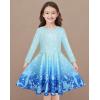imageQuedoris Girls Dress Unicorn Printed Casual Party Twirly Dress for Kids in 2t to 10 YearsMermaid