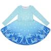 imageQuedoris Girls Dress Unicorn Printed Casual Party Twirly Dress for Kids in 2t to 10 YearsMermaid