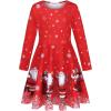 imageQuedoris Girls Dress Unicorn Printed Casual Party Twirly Dress for Kids in 2t to 10 YearsSantas Gift