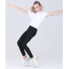 imageQuedoris Girls Printed Leggings Yoga Pants Multipack Leggings for Kids in 3t to 13 YearsBlack 3 Pack