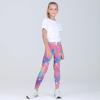 imageQuedoris Girls Printed Leggings Yoga Pants Multipack Leggings for Kids in 3t to 13 YearsGradient Mermaid Mermaid Blue Mermaid Pink