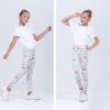 imageQuedoris Girls Printed Leggings Yoga Pants Multipack Leggings for Kids in 3t to 13 YearsHoliday CatFlamingoIcecream Unicorn