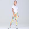 imageQuedoris Girls Printed Leggings Yoga Pants Multipack Leggings for Kids in 3t to 13 YearsLeopard Green Diamond Green Paint