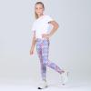 imageQuedoris Girls Printed Leggings Yoga Pants Multipack Leggings for Kids in 3t to 13 YearsMermaidMermaid PurpleMermaid Blue