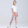 imageQuedoris Girls Printed Leggings Yoga Pants Multipack Leggings for Kids in 3t to 13 YearsOrange Glories Mint Tie Dye Orange