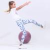 imageQuedoris Girls Printed Leggings Yoga Pants Multipack Leggings for Kids in 3t to 13 YearsPurple Grey Purple Gradient Purple