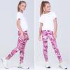 imageQuedoris Girls Printed Leggings Yoga Pants Multipack Leggings for Kids in 3t to 13 YearsRipple Blue Blue Red Camo Purple