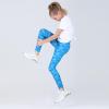 imageQuedoris Girls Printed Leggings Yoga Pants Multipack Leggings for Kids in 3t to 13 YearsS Blue Blue Pink Black White