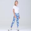 imageQuedoris Girls Printed Leggings Yoga Pants Multipack Leggings for Kids in 3t to 13 YearsTie Dye Cloud Sea Sunset