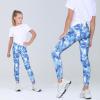 imageQuedoris Girls Printed Leggings Yoga Pants Multipack Leggings for Kids in 3t to 13 YearsTie Dye Cloud Sea Sunset