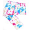 imageQuedoris Girls Printed Leggings Yoga Pants Multipack Leggings for Kids in 3t to 13 YearsTie Dye Fuchsia Green Purple Pink