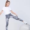 imageQuedoris Girls Printed Leggings Yoga Pants Multipack Leggings for Kids in 3t to 13 YearsTie Dye Swirl Ripple Grey Tie Dye Blue