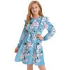 Blue Floral Fall