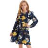 Navy Floral Fall