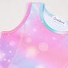 imageQuedoris Girls Dress Unicorn Printed Casual Party Twirly Dress for Kids in 2t to 10 YearsBubble Unicorn Sleeveless