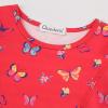 imageQuedoris Girls Dress Unicorn Printed Casual Party Twirly Dress for Kids in 2t to 10 YearsButterfly