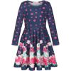 imageQuedoris Girls Dress Unicorn Printed Casual Party Twirly Dress for Kids in 2t to 10 YearsMiss Rabbit
