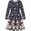 imageQuedoris Girls Dress Unicorn Printed Casual Party Twirly Dress for Kids in 2t to 10 YearsMiss Unicorn