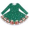 imageQuedoris Girls Dress Unicorn Printed Casual Party Twirly Dress for Kids in 2t to 10 YearsSantas Train
