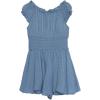 imageSpeechless Girls Cap Sleeve Skirt RomperDenim
