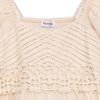 imageSpeechless Girls Flutter Sleeve Empire Waist DressCream