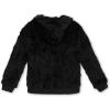 imageSpeechless Girls Long Sleeve Faux Fur Boxy HoodieBlack