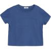 imageSpeechless Girls Short Sleeve Cotton Baby Tee and Striped Pants SetSageBlue