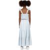 imageSpeechless Girls Sleeveless Cropped Top and Maxi Tiered Skirt SetWhiteBlue