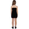 imageSpeechless Girls Sleeveless Ric Rack Trim Black RomperBlack