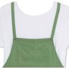 imageSpeechless Girls Sleeveless Romper and Short Sleeve Tee SetSageWhite