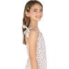 imageSpeechless Girls Sleeveless Ruched Top RomperWhiteRed