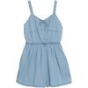 imageSpeechless Girls Sleeveless Smocked Back RomperLight Denim