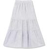 imageSpeechless Girls Tiered Maxi SkirtWhiteBlack