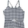 imageSpeechless girls Sleeveless Wide Leg Buffalo Check Print JumpsuitjumpsuitsBlackWhite