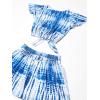 imageSpeechless girls Tie Front Top and Short Skirt SetBlueWhite